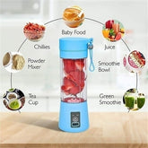 Portable USB Rechargeable Personal Blender Bottle | Mini Smoothie & Fresh Juice Maker | فریش جوس، کبھی بھی، کہیں بھی