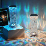 Rechargeable Crystal Table Lamp with Touch Control