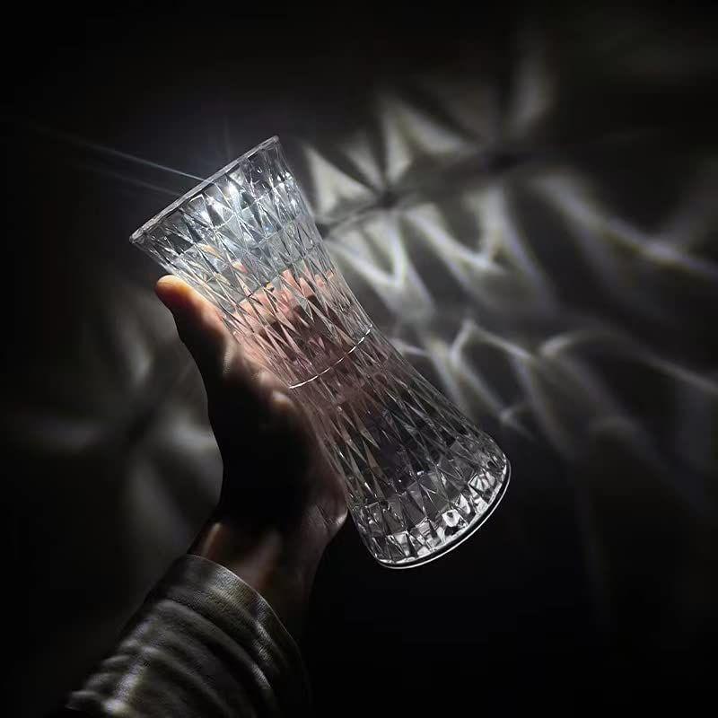 Rechargeable Crystal Table Lamp with Touch Control