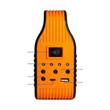 Solar Powered Flashlight with USB Power Bank