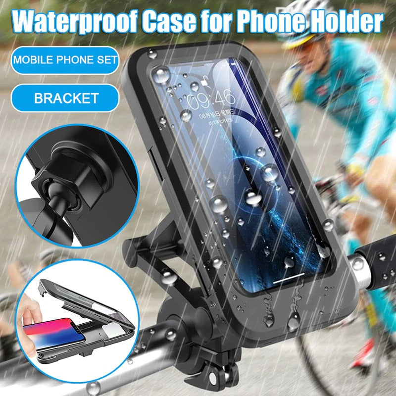 📱 Ride Safe with Confidence | Waterproof 360° Bike Phone Mount for Motorcycles & Bicycles