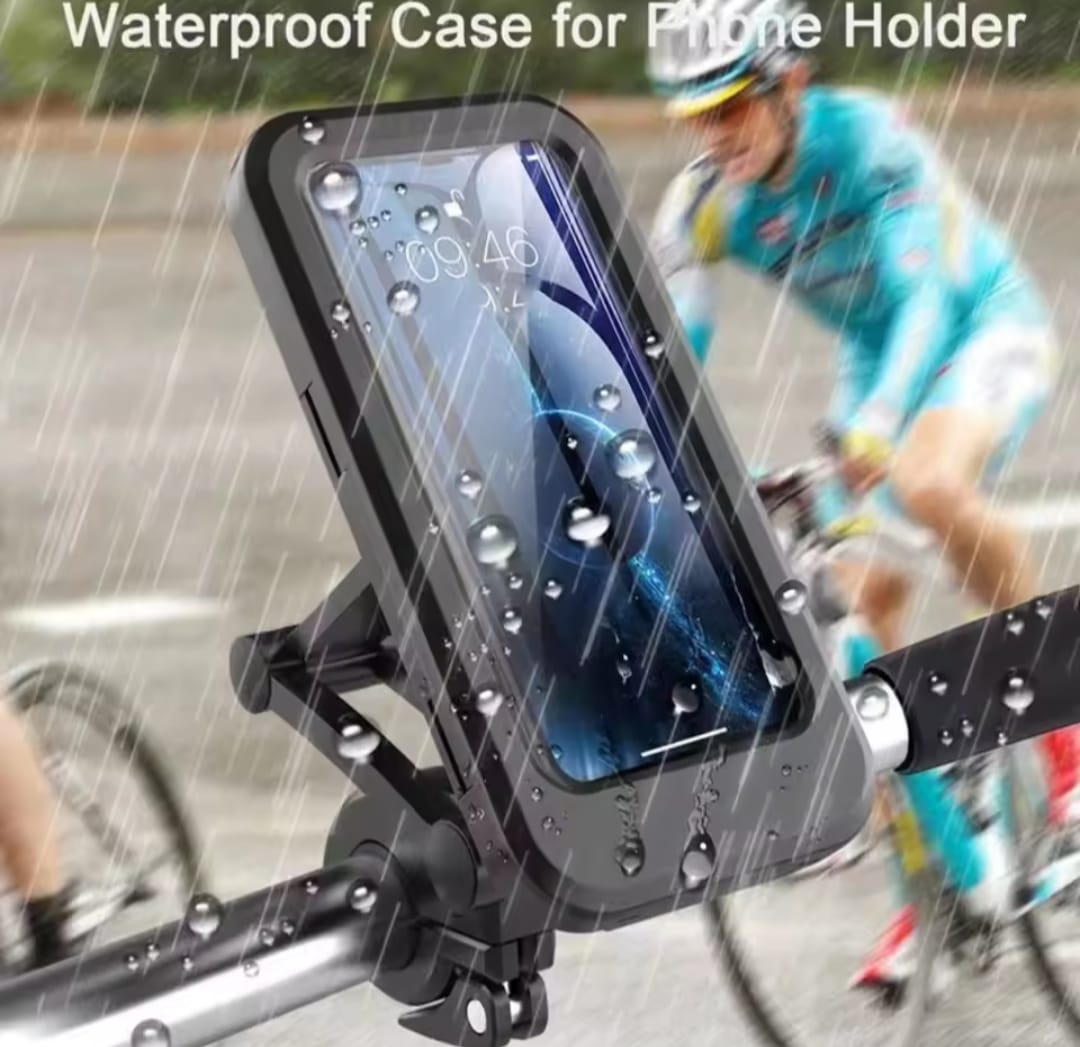 📱 Ride Safe with Confidence | Waterproof 360° Bike Phone Mount for Motorcycles & Bicycles